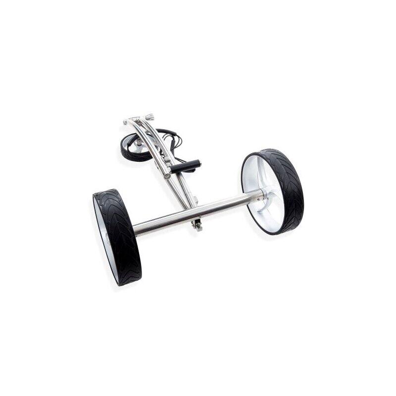 Elektro Golf Trolley walker Edelstahl, Lithium Akku, Bergabfahrbremse 4/6