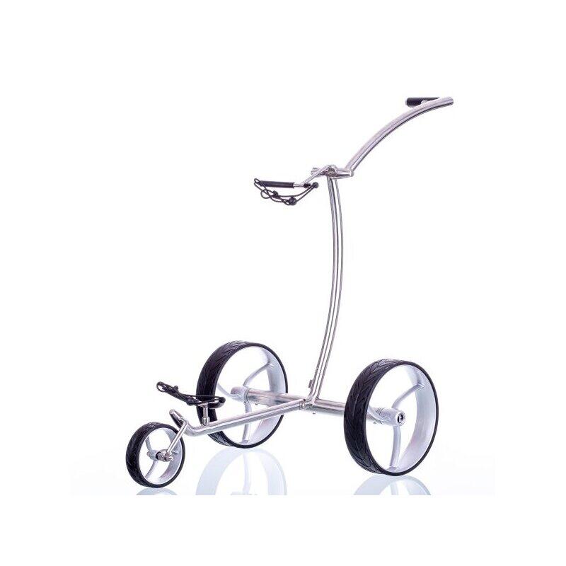 TRENDGOLF Carrito de golf eléctrico acero inoxidable, batería de litio, freno de descenso