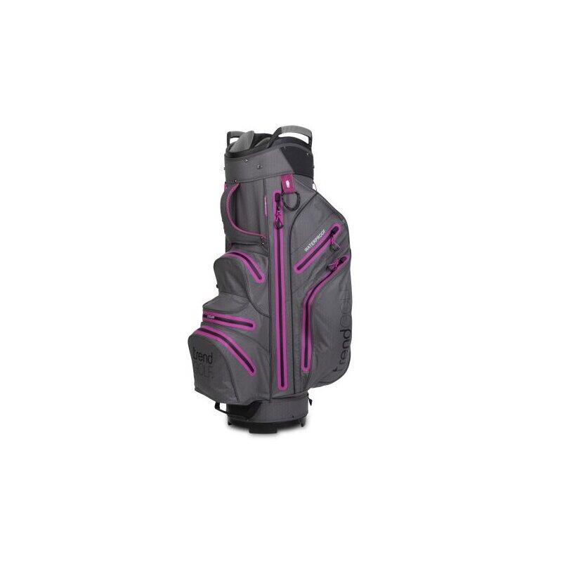 TRENDGOLF Golfbag trendGOLF Rainline Pro wasserdicht grau/pink