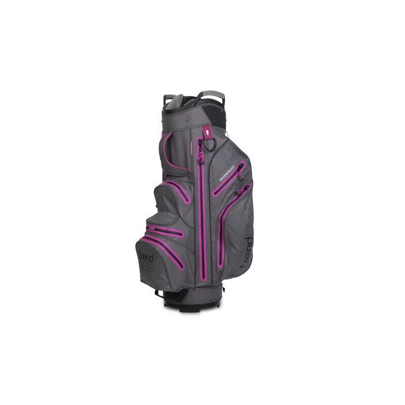 Bolsa de golf trendGOLF Rainline Pro impermeable gris/rosa