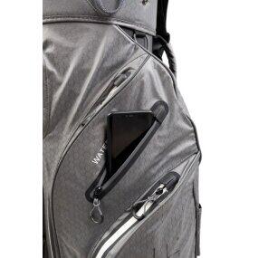 Bolsa de golf GALAXY Rainline Silent impermeable gris/blanco