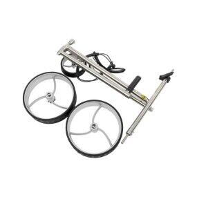 Push Golf Trolley Cushy S acero inoxidable pulido, elegante 4/6
