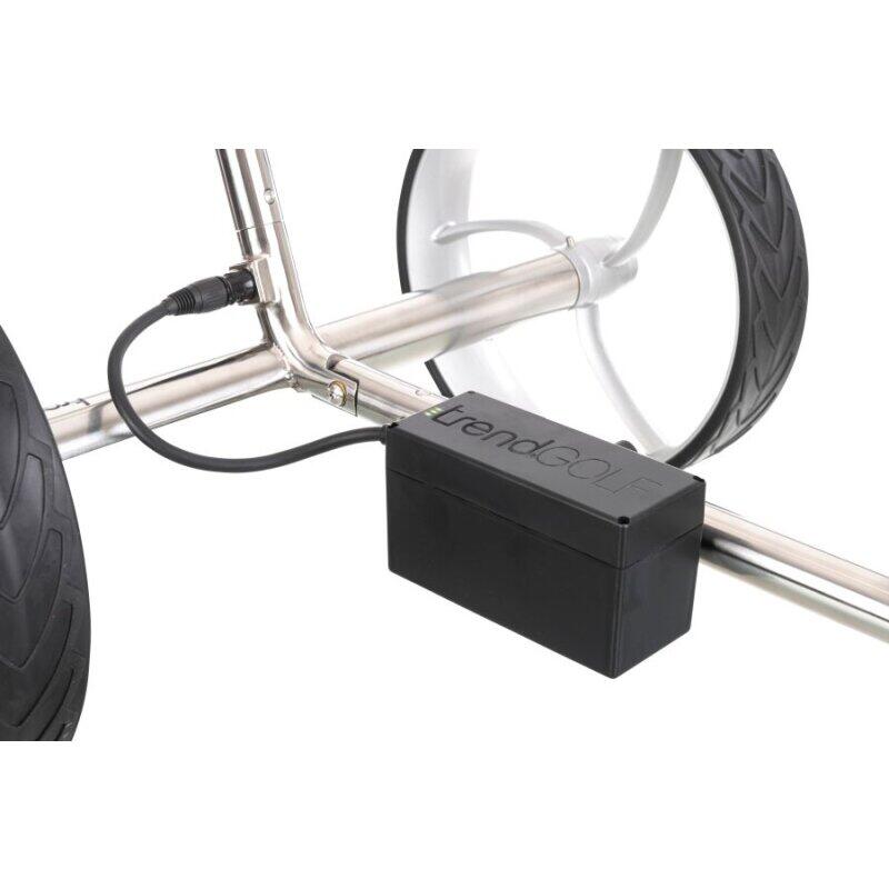 Carrito de golf eléctr. walker S, acero inoxidable, freno de descenso 7/7