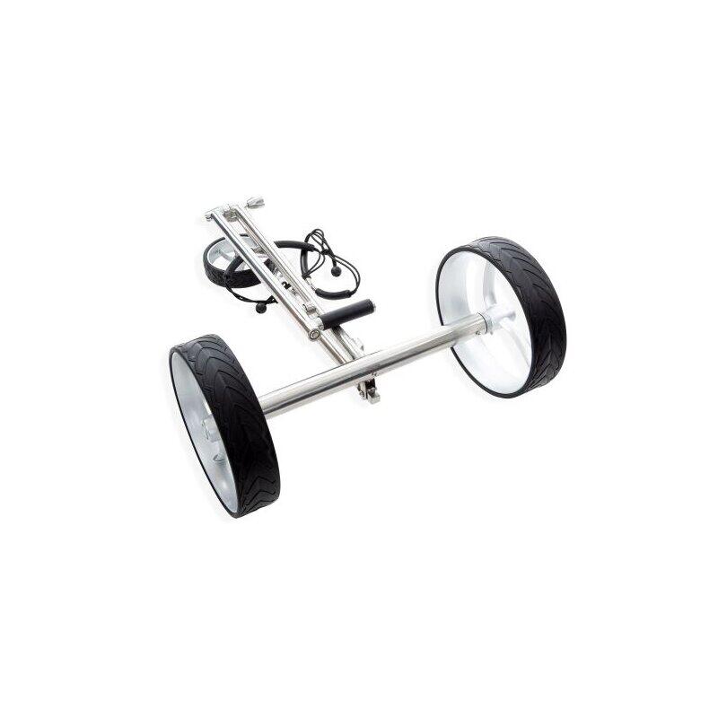 Carrito de golf eléctr. walker S, acero inoxidable, freno de descenso 3/7