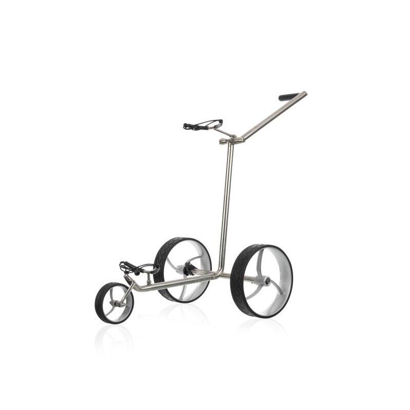 TRENDGOLF Push Golf Trolley Cushy S acero inoxidable pulido, elegante