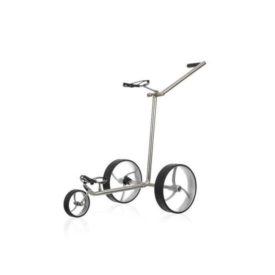 Push Golf Trolley Cushy S Edelstahl poliert, stylisch