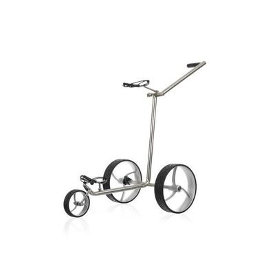 Push Golf Trolley Cushy S Edelstahl poliert. stylisch