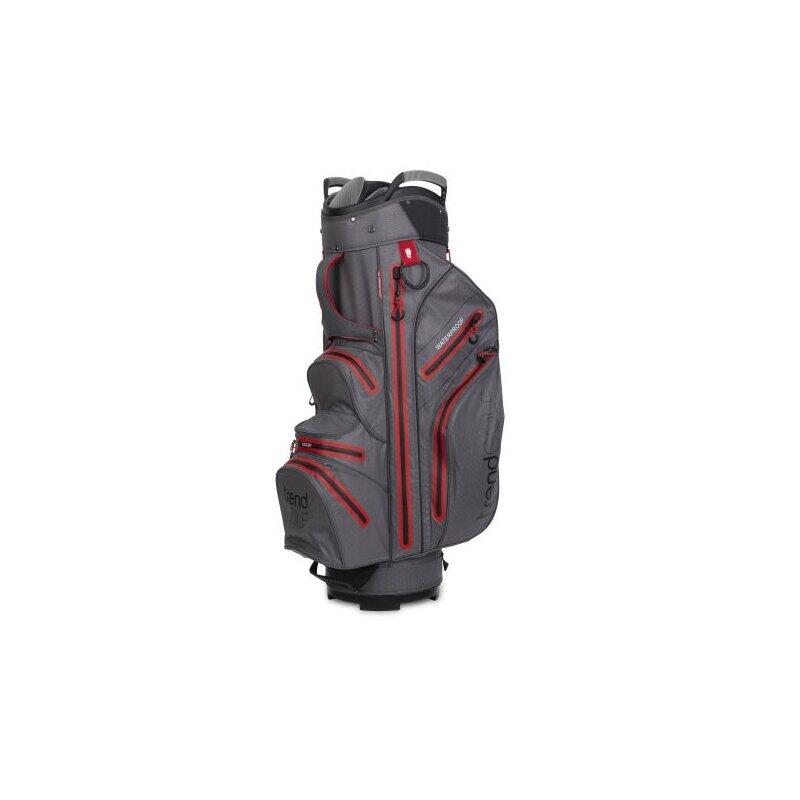 TRENDGOLF Bolsa de golf trendGOLF Rainline Pro impermeable gris/rojo