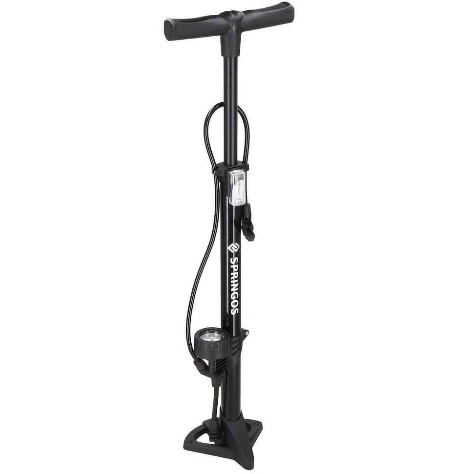 Pompka rowerowa podłogowa Springos z manometrem 11 bar
