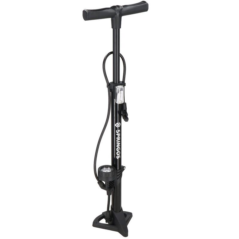 Pompka rowerowa podłogowa Springos z manometrem 11 bar