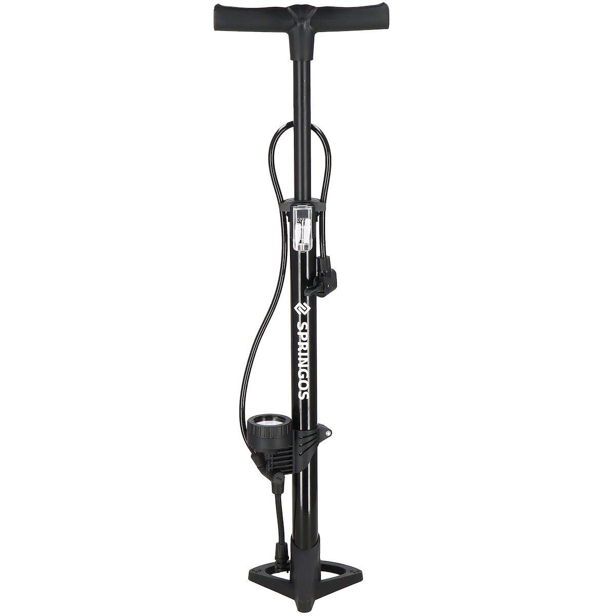 Pompka rowerowa podłogowa Springos z manometrem 11 bar 6/7