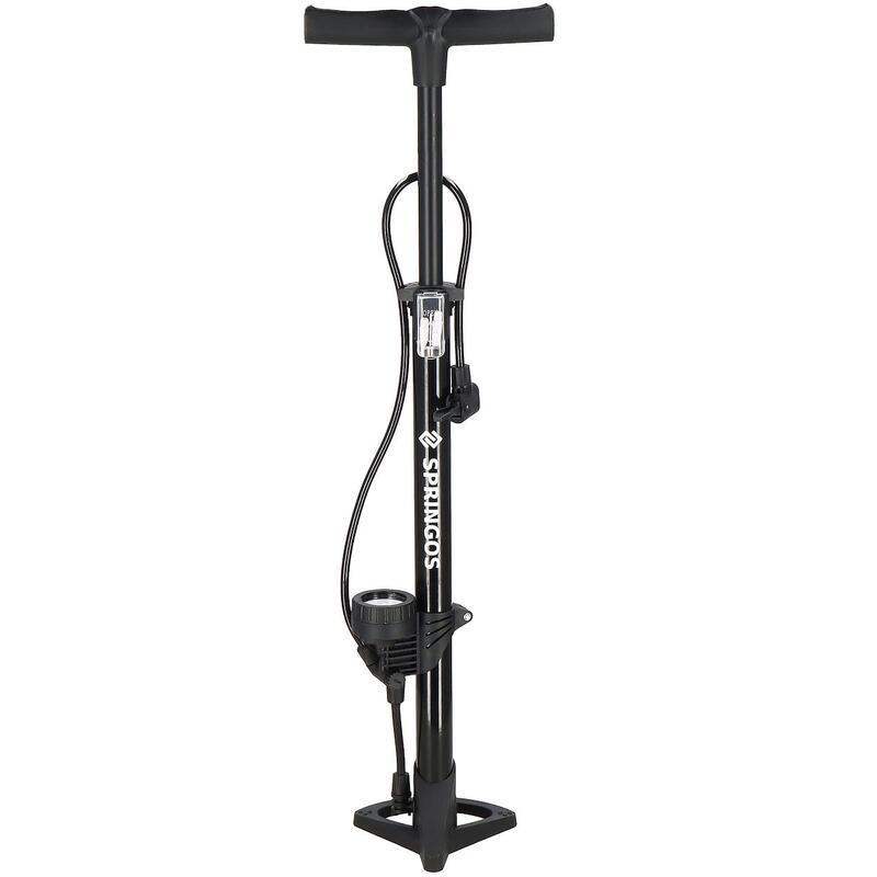 Pompka rowerowa podłogowa Springos z manometrem 11 bar