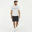 t-shirt nyng algodon adulto blanco