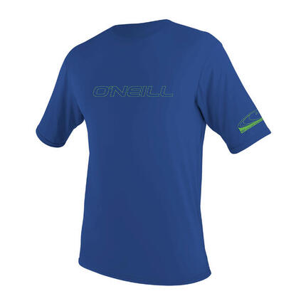 O'Neill Youth Basic Skins Short Sleeve Rash Tee - Lime