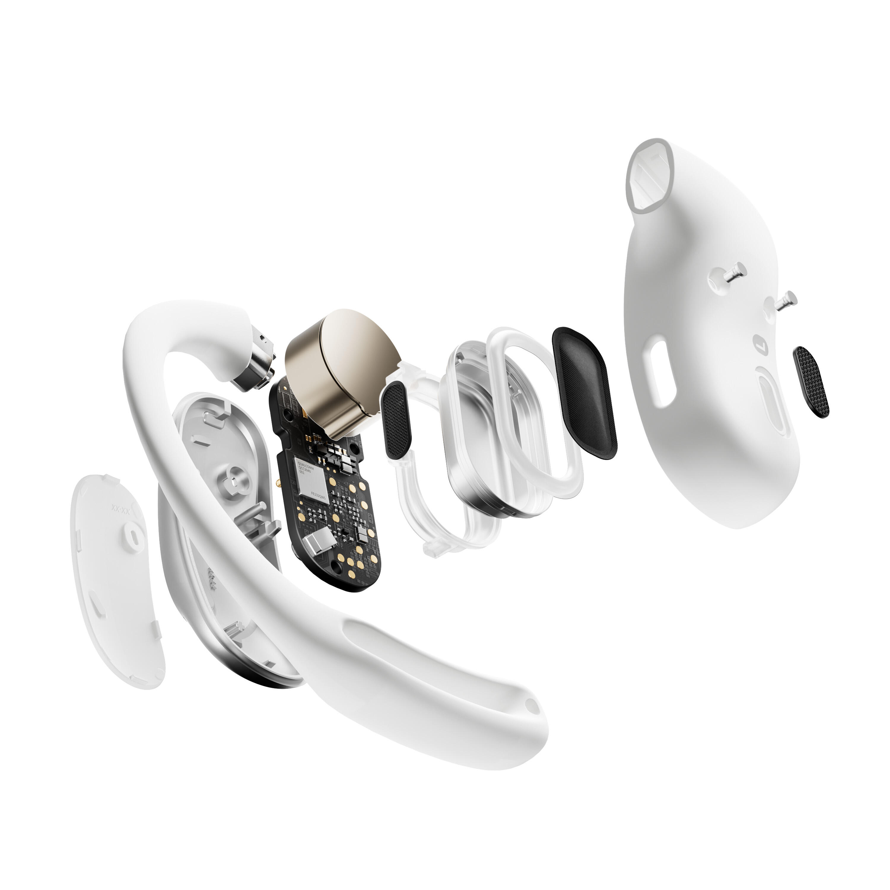 Shokz Bluetooth Headset - OPENFIT AIR WHITE 4/7