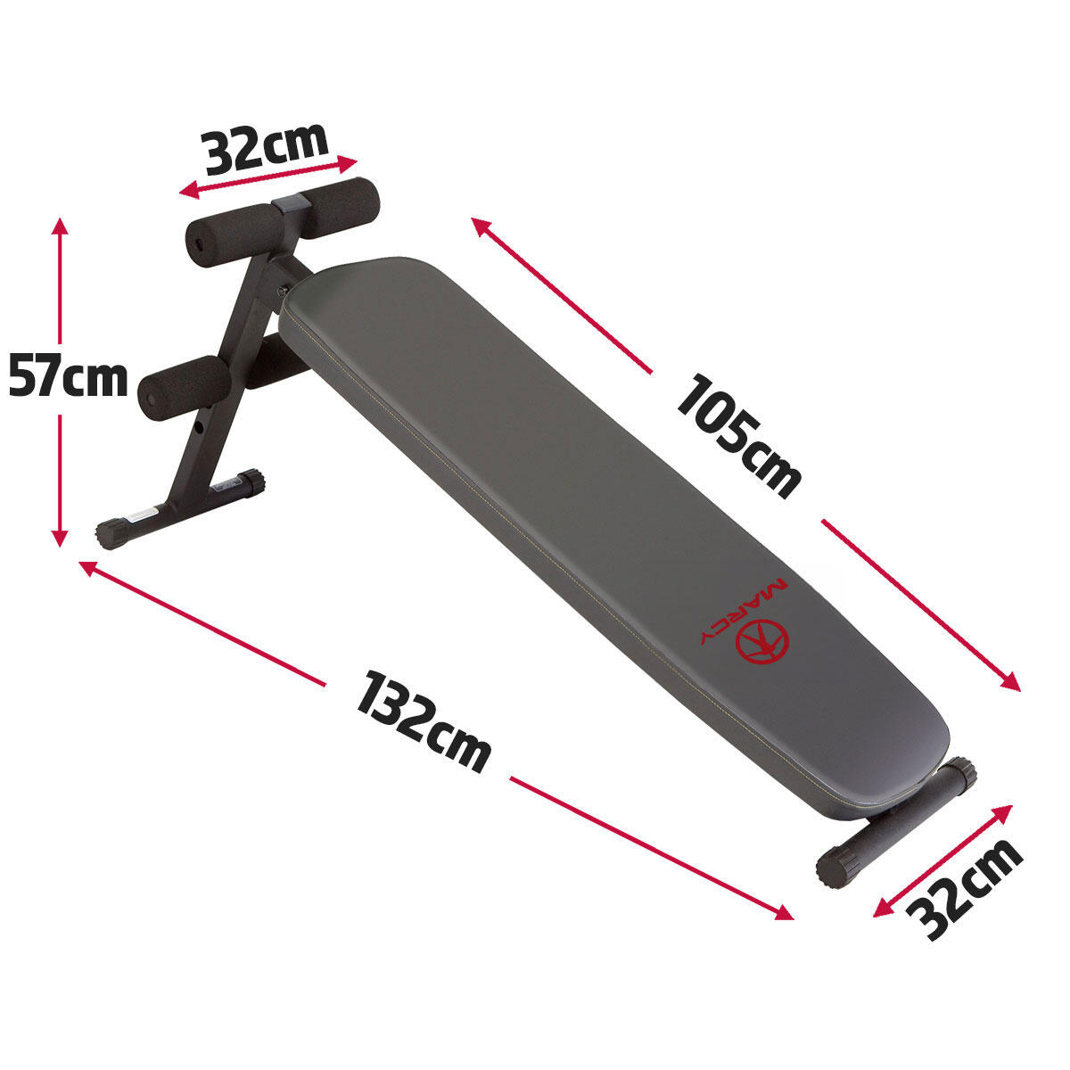 ABDOMINAL SIT UP BENCH MARCY JD1.2 5/7