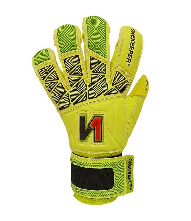 Onekeeper Keepershandschoenen Vector Junior Fluor Geel 2/4