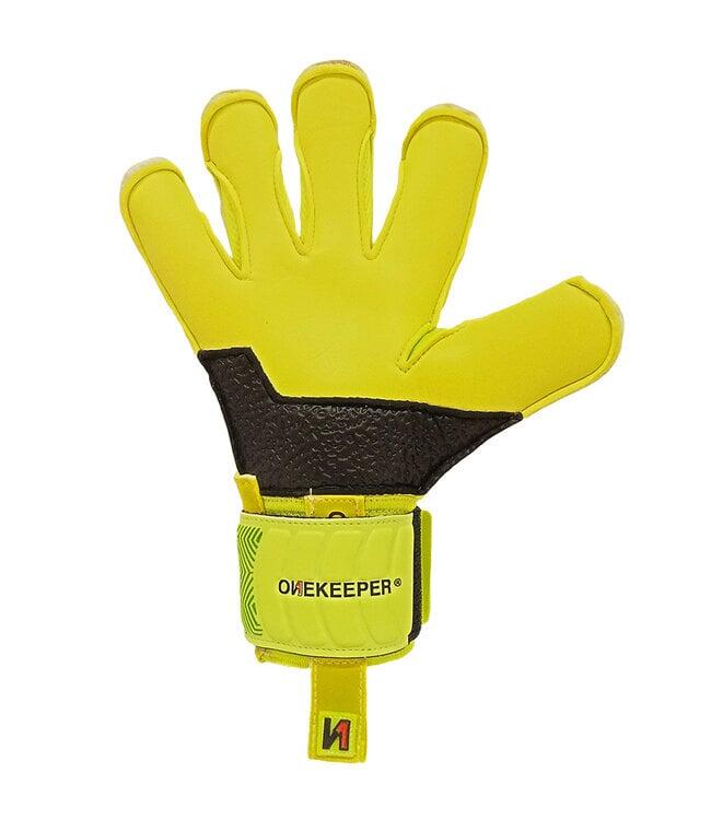 Onekeeper Keepershandschoenen Vector Junior Fluor Geel 3/4