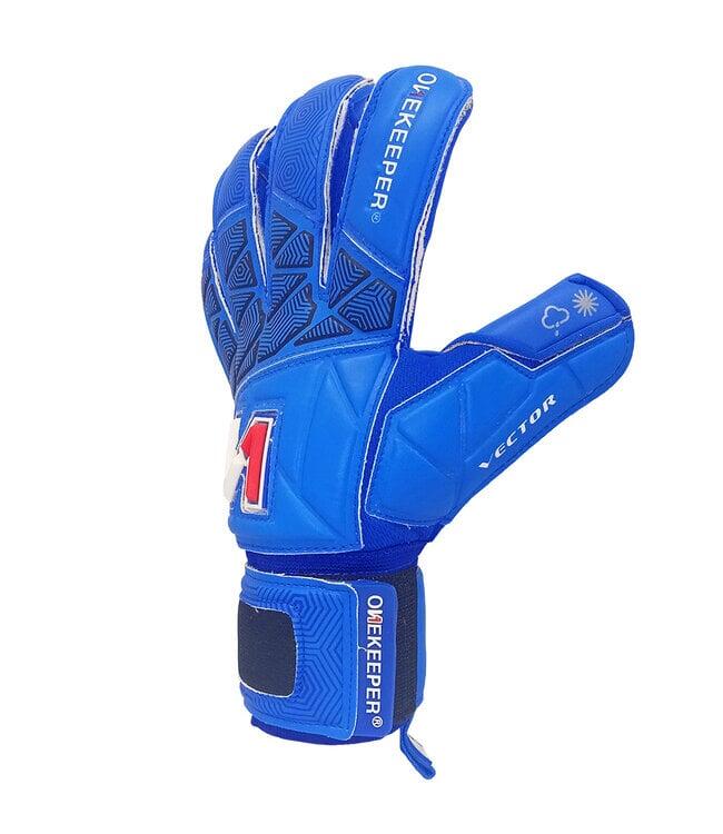 Onekeeper Keepershandschoenen Vector Junior Blauw 4/4
