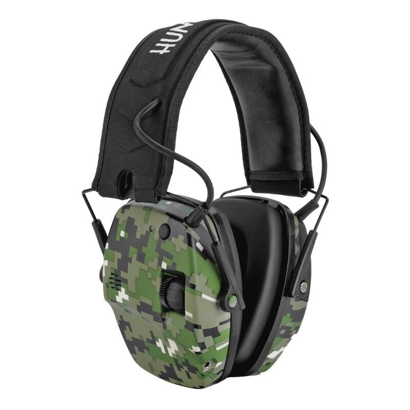 Huntera - Casque Huntera Hem02 Avec Bluetooth (camouflage) - Sangle De Suspension - Marron|vert - No Size - Decathlon