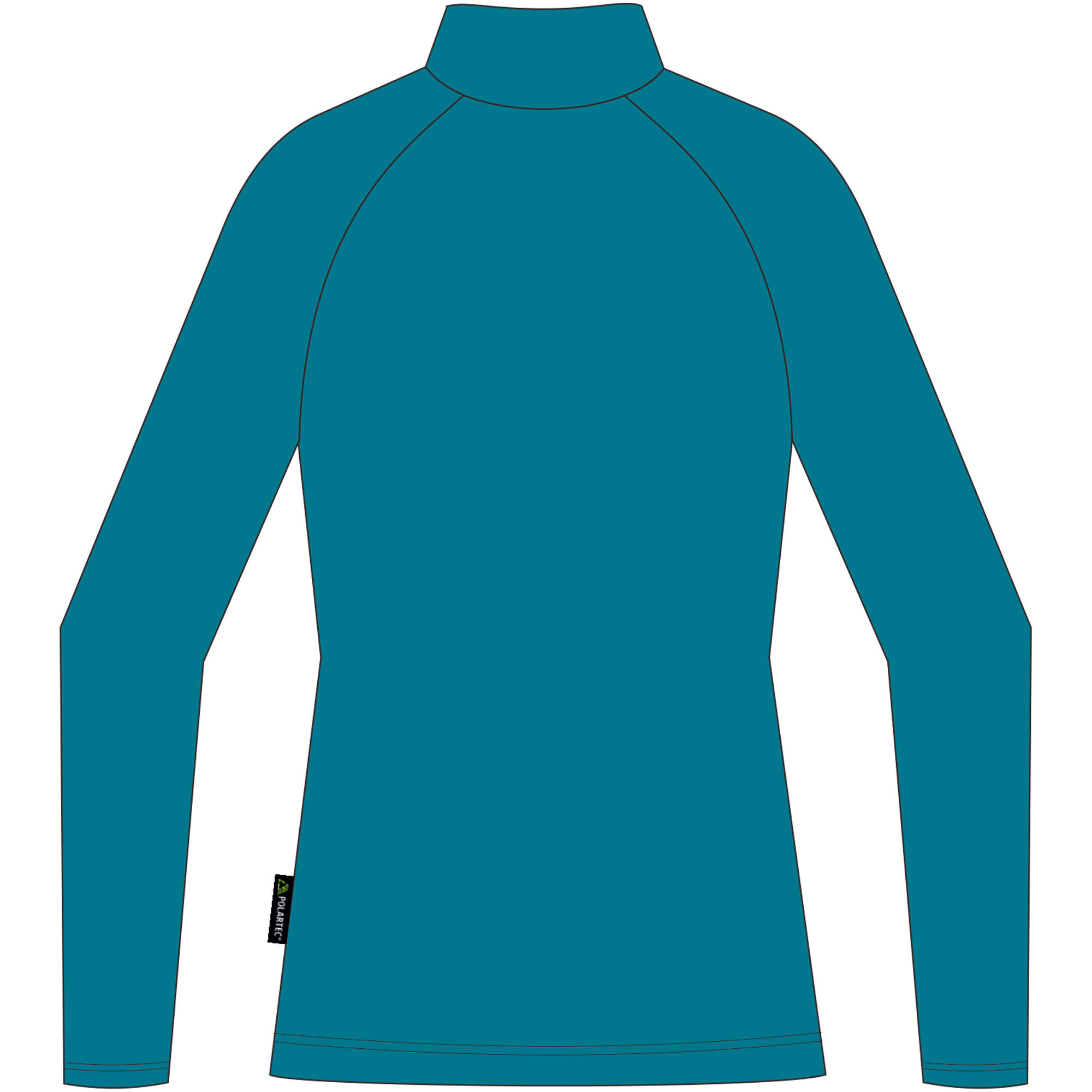 Bluza trekkingowa damska VIKING Jukon half zip 2/2