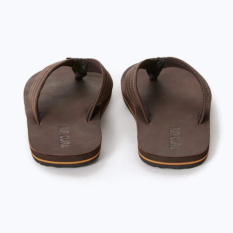 Rip Curl Revival leren teenslippers voor heren met open neus