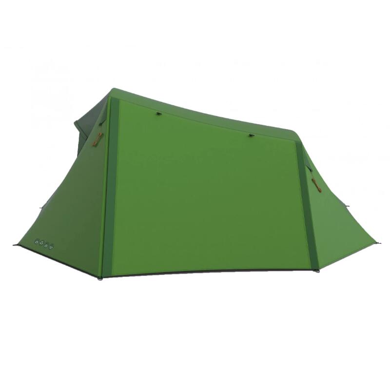 Tente camping HUSKY BRUNEL 2 places verte légère et imperméable 5/5
