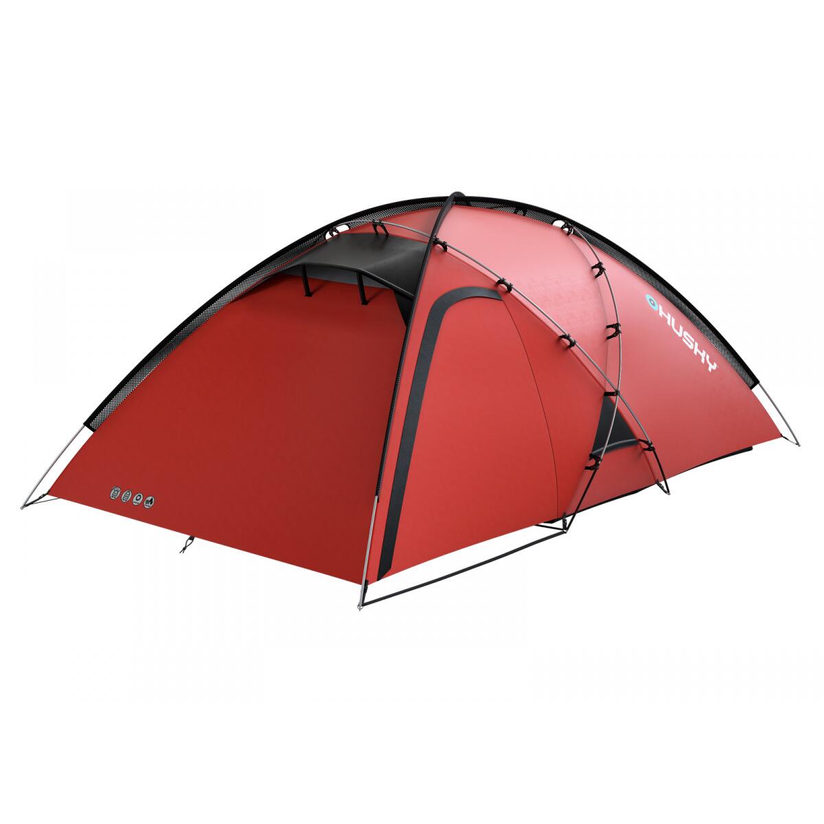 Kampeertent Extreme Felen 3-4 - lichtgewicht tent - 3-4 persoons - Rood 2/5