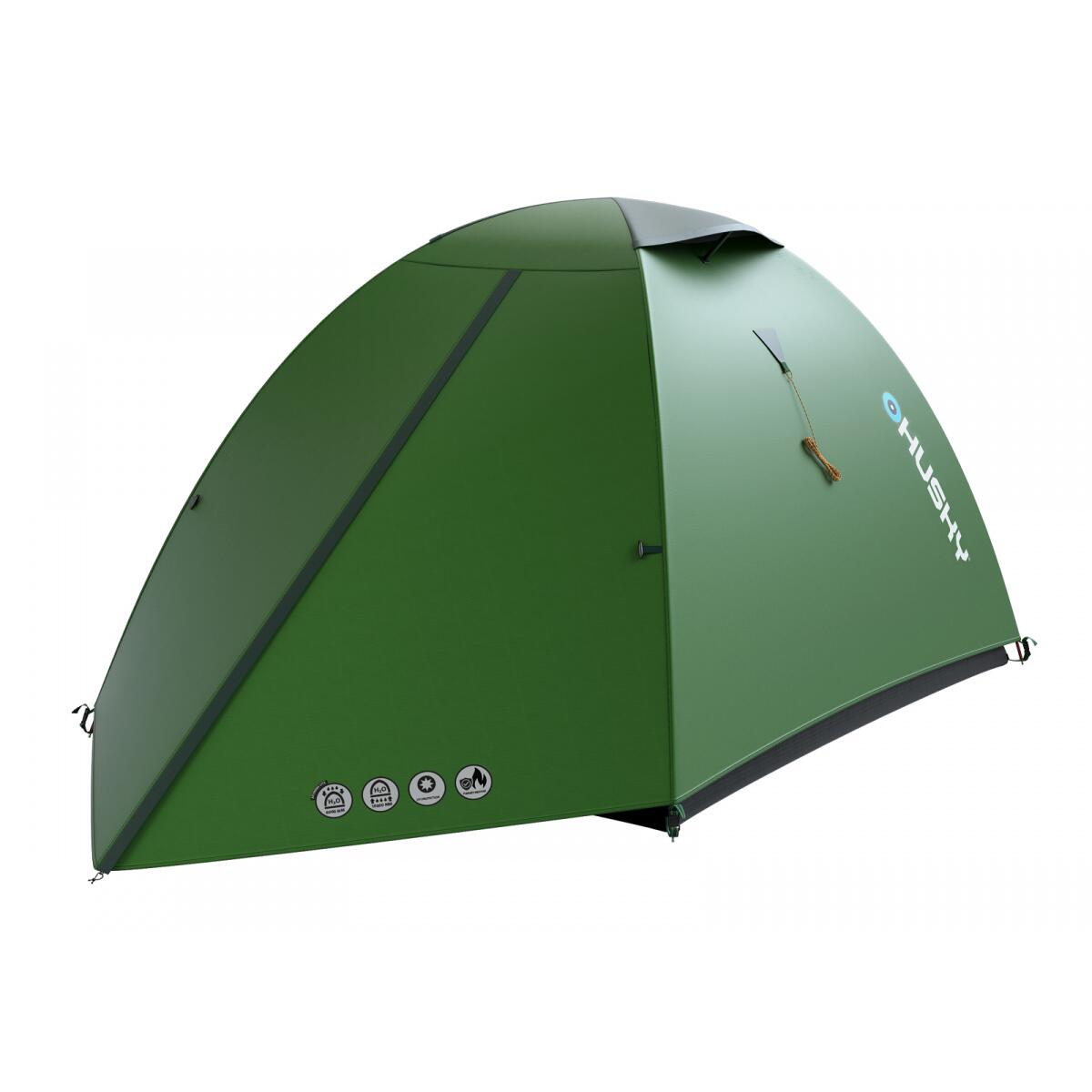 HUSKY Campingzelt Extreme Light Bret 2 - leichtes Zelt - 2 Personen - Grün