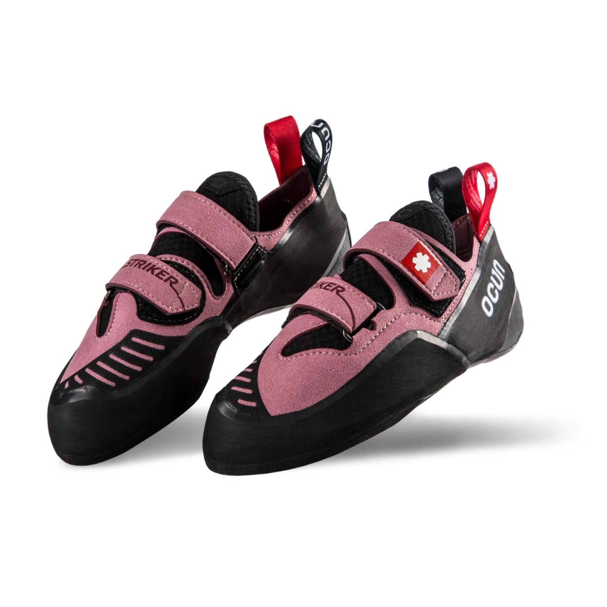Ocun - Chaussures D'Escalade Ocun Striker Qc Rose 45 Qc Adhérentes - Chausson D'Escalade - Rose - Decathlon
