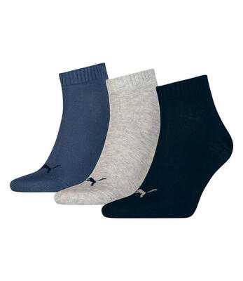 Calzini Unisex Confezione da 3 Stretch-Quarter Plain 3P