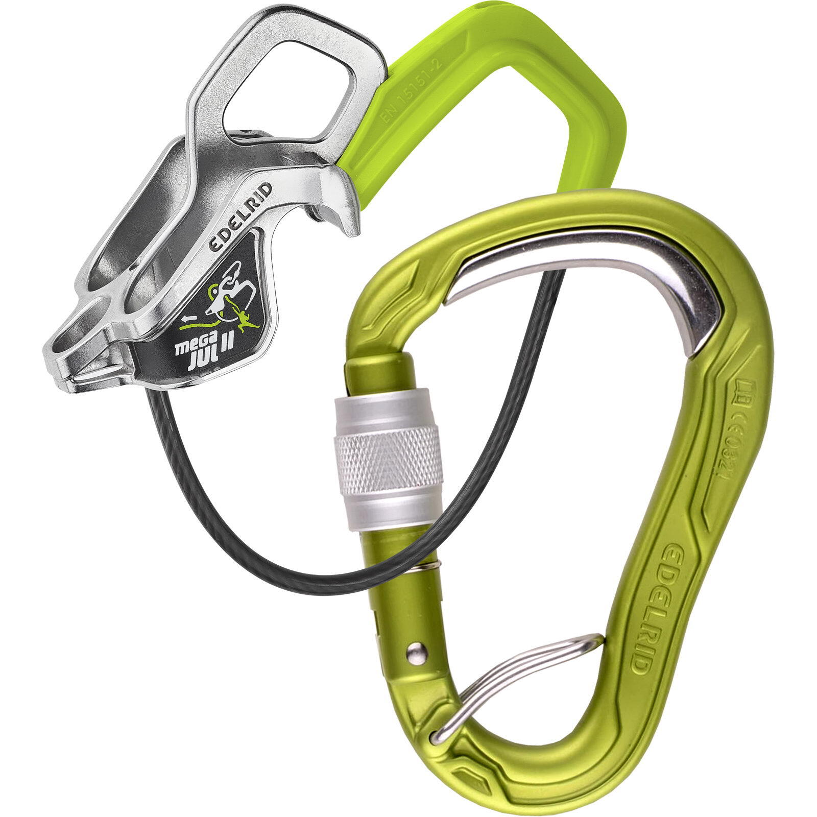 EDELRID Sicherungsset Mega Jul II Belay Kit Bulletproof Screw