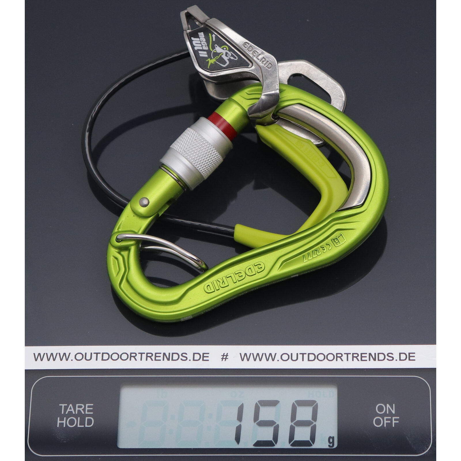 Kit de aseguramiento Mega Jul II EDELRID con tornillo a prueba de balas 2/2