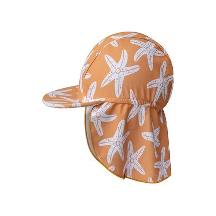Casquette solaire vert imprimé léopard 1 à 2 ans