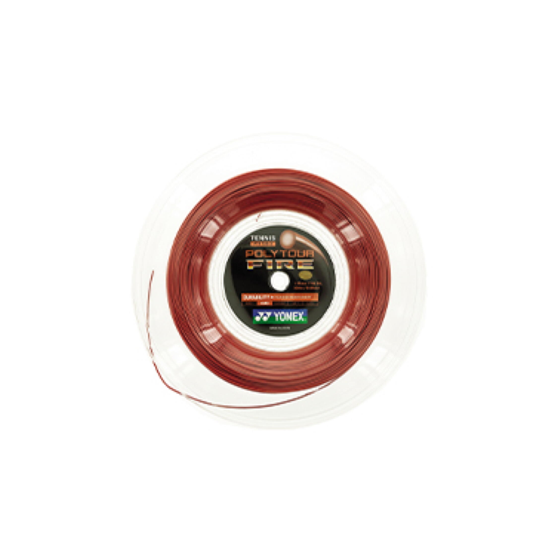 Yonex - Rouleau Cordage Yonex Polytour Fire - Cordage Raquette - Rouge - Taille Unique - Decathlon