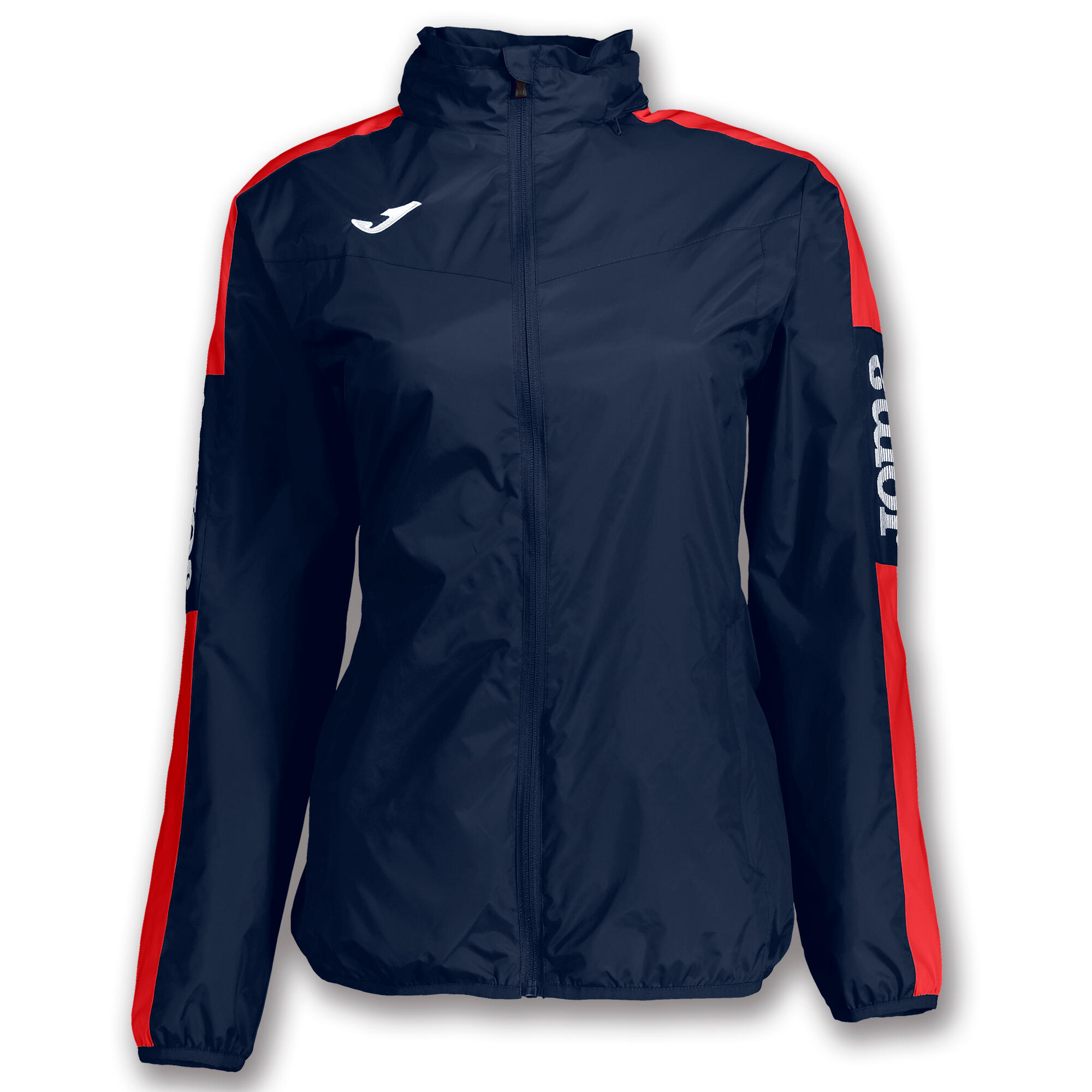 Damesjas Joma Rainjacket Championschip IV Navy-Roodblauw XS