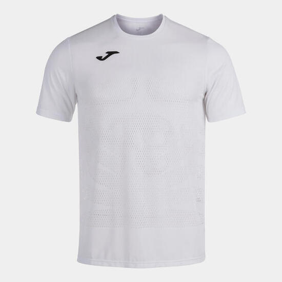 Maillot Manches Courtes Running Homme Joma Marathon Blanc