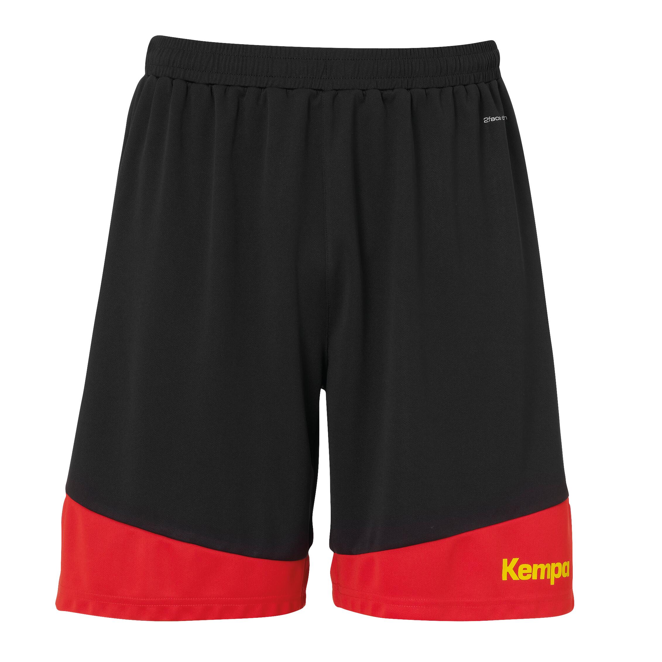 Kempa - Shorts Enfant Kempa Emotion 2.0 - Short - Noir|rouge - 6 À 8 Ans - Decathlon