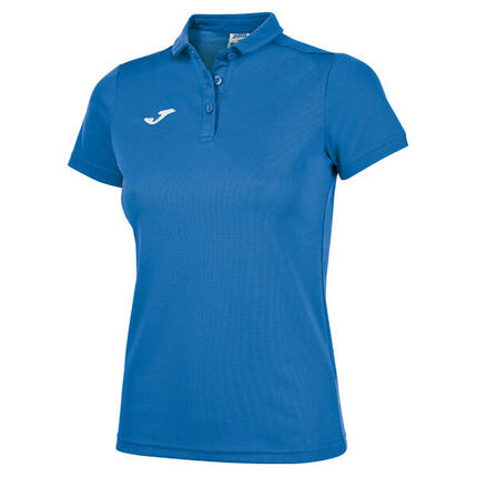 Polo Manches Courtes Football Femme Joma Hobby Bleu Ciel