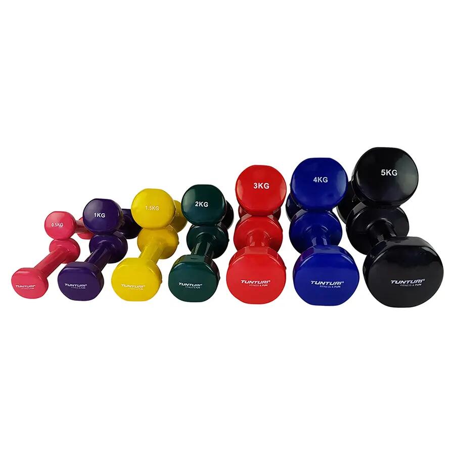 Dumbbell set - Vinyl - Zwart 3/7