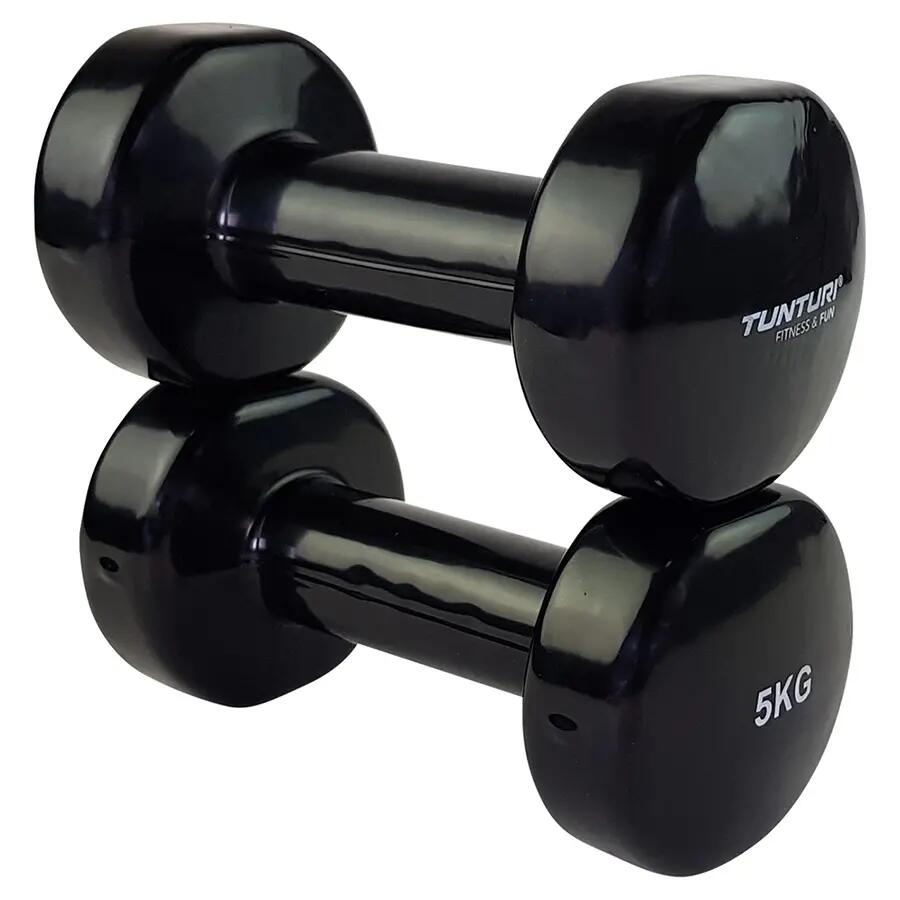 Dumbbell set - Vinyl - Zwart 4/7
