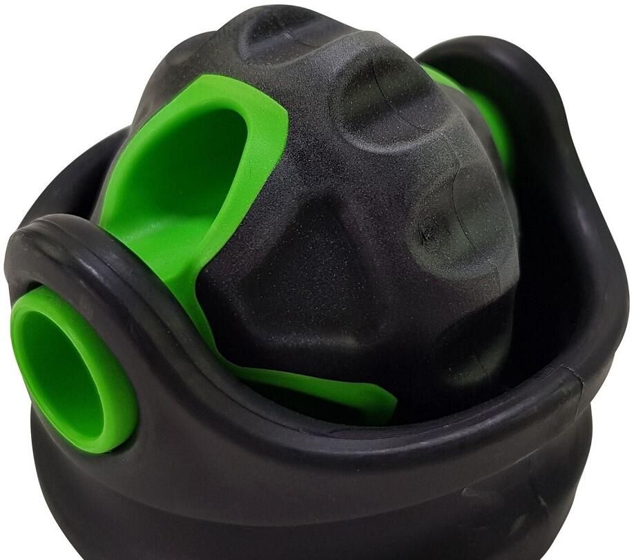Tunturi Muscle Massage Ball Single Black with Green 3/7