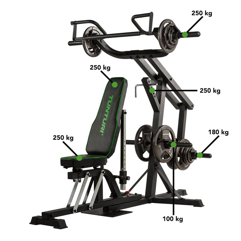 Banc de musculation Tunturi WT80