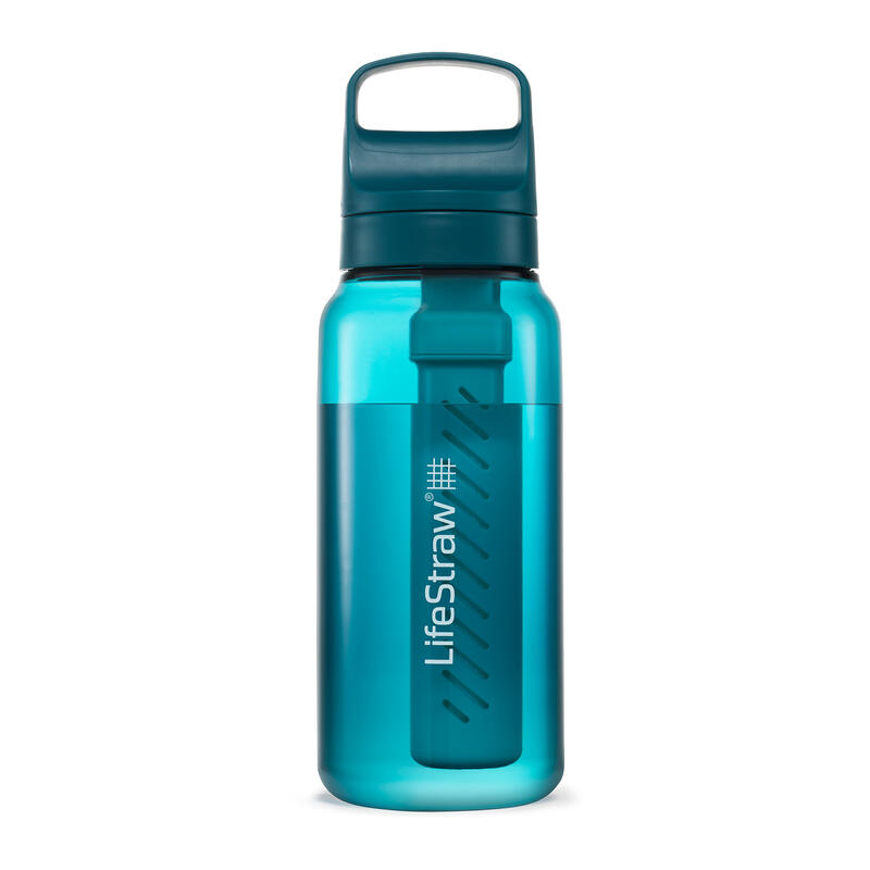 Bouteille filtrante Go 2.0 Laguna Teal 1 litre - Bleu