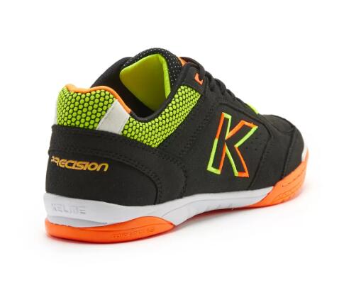 Sapatilhas de Futsal Adulto Homem Kelme Precision. Preto/Laranja 7/7