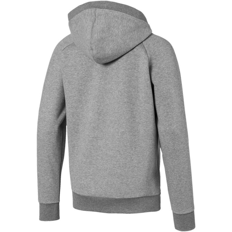 Capuchon Puma Athletics Fz Hoodie Fl, Grijs, Mannen