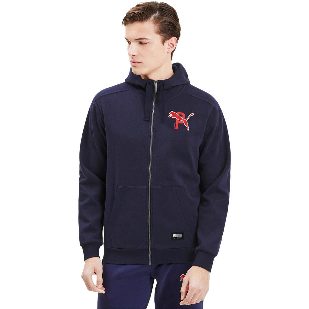 Hoodie Puma Athletics, Blue, Men