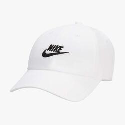 Casquette Nike Club Unstructured Futura Wash Cap, Blanc, Unisexe