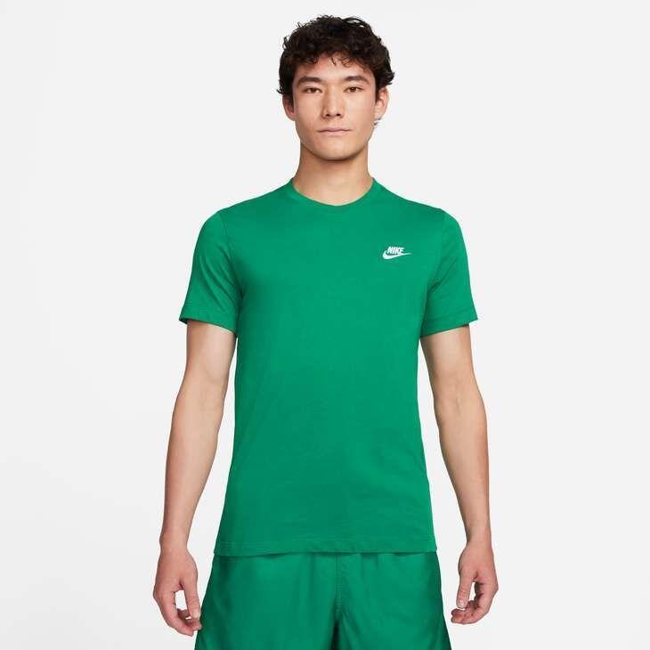 T-shirt uomo nike verde 1/4