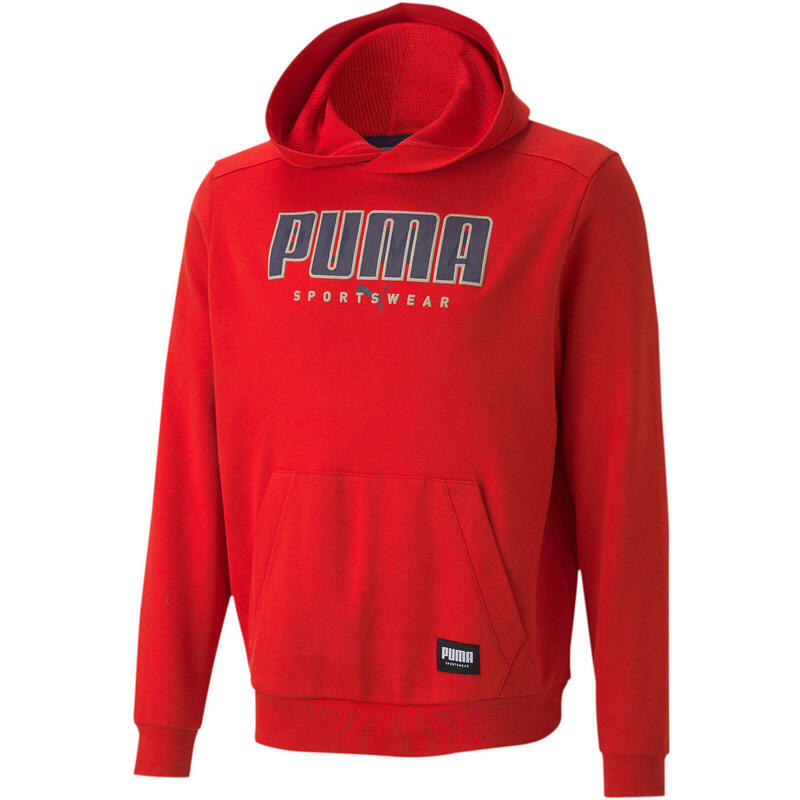 Sweat à capuche Puma Athletics FL, Rouge, Hommes